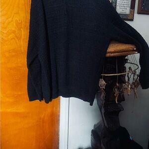 Cozy Black Knit Sweater